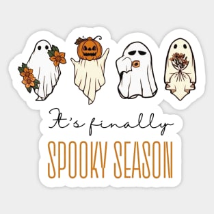 It's Finally Spooky Season Sticker